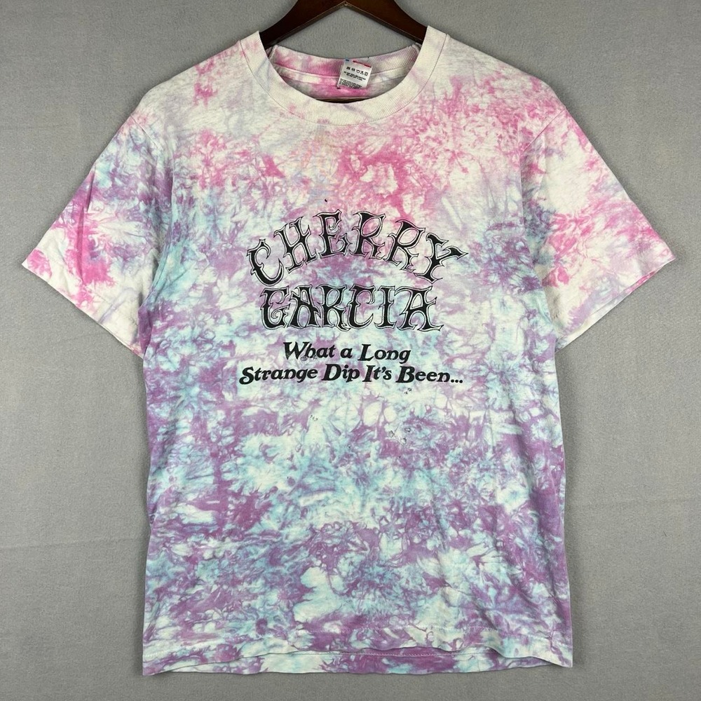 Vintage Ben & Jerry's Cherry Garcia Grateful Dead Themed Promo Distressed Tee